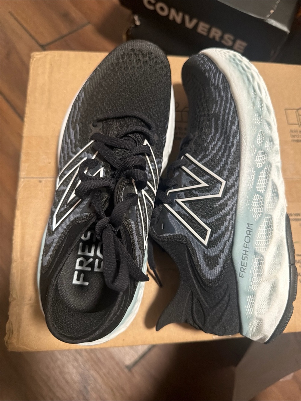 New Balance Fresh Foam 880v11 Womens Running Shoes Black White W880E11 Sz 8 used - Picture 3 of 6